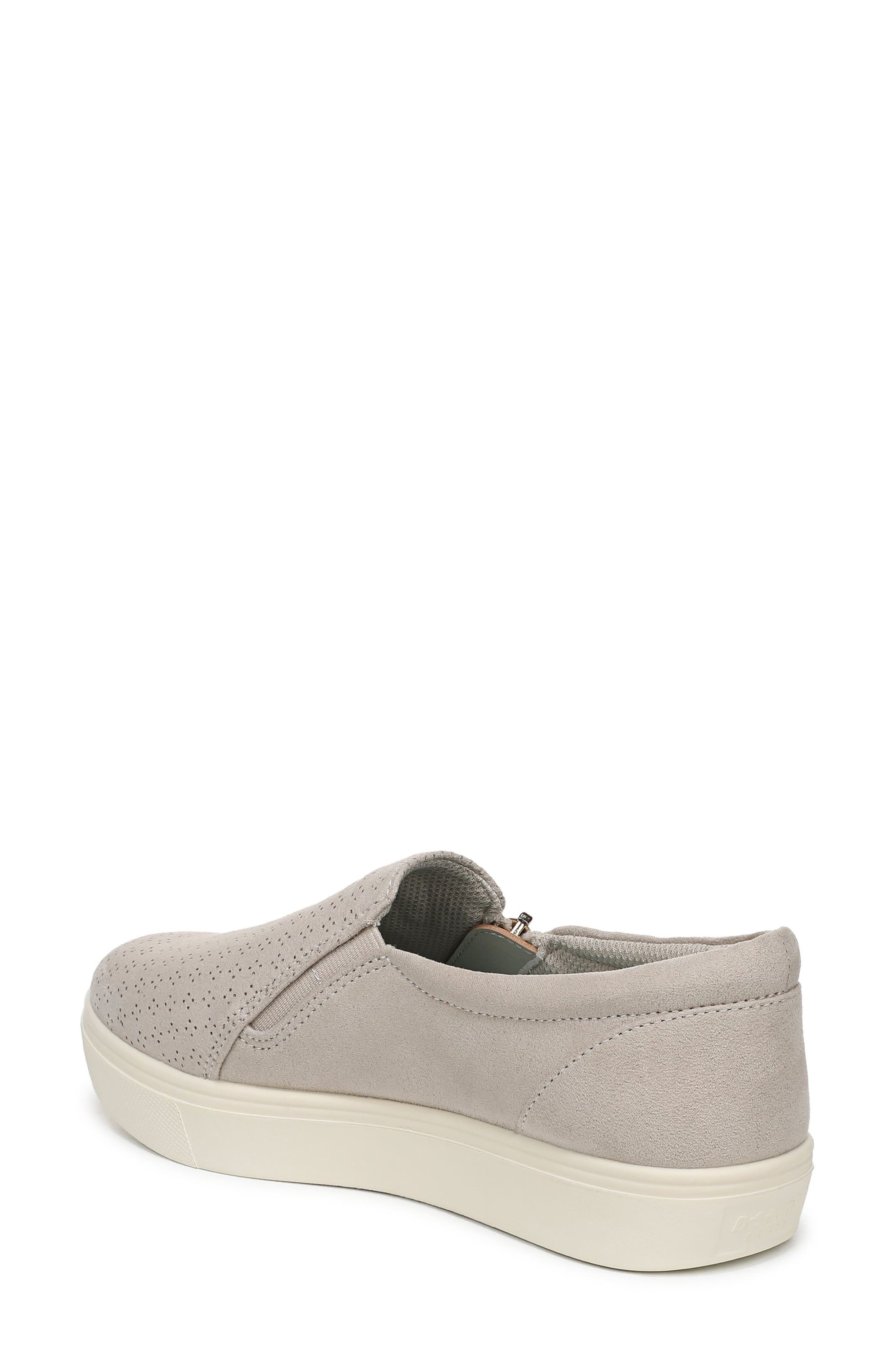 Dr. Scholl's Madison Side Zip Slip-On Sneaker, Alternate, color, Oyster Grey Fabric