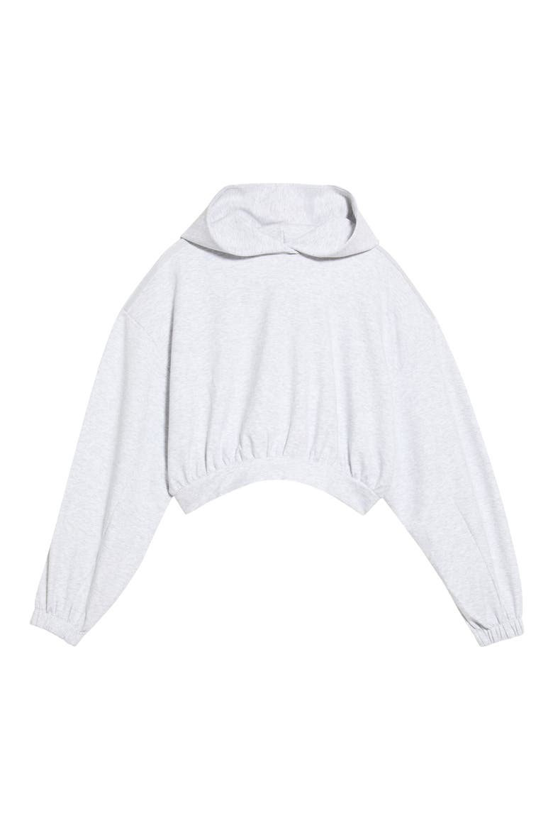 Performance Oversized Hoodie, Main, color, LIGHT GREY HEATHER