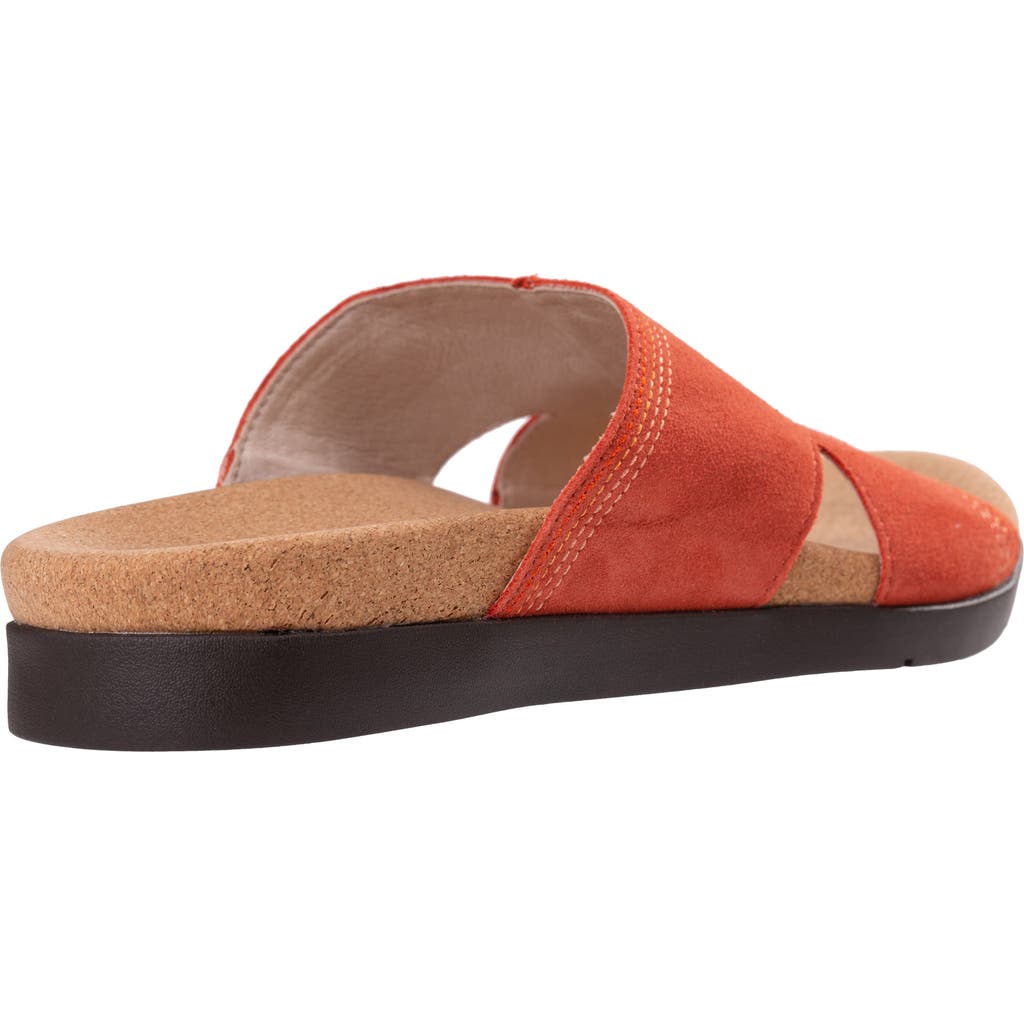 Revitalign Palmetto Slide Sandal In Rooibos Tea