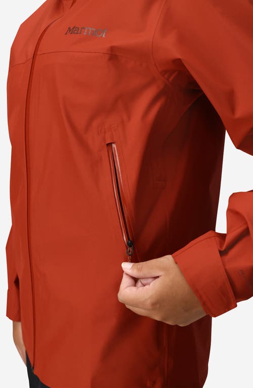 Marmot Women's Minimalist Pertex Hooded Collar Jackets In Red