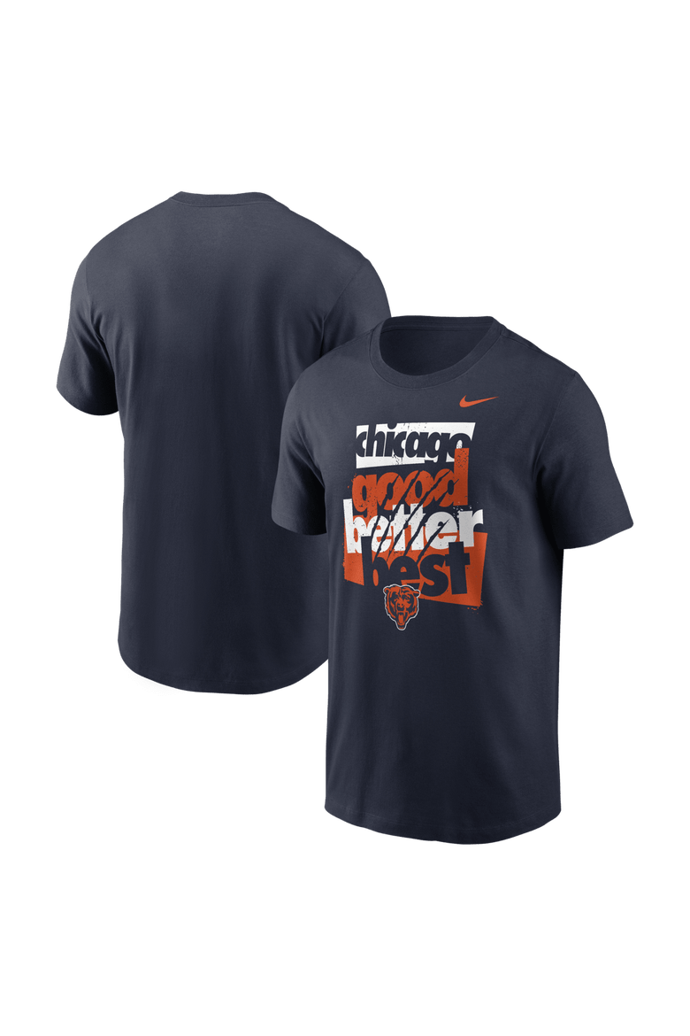 Men's Nike Navy Chicago Bears Local Phrase Club T-Shirt, Main, color, Navy