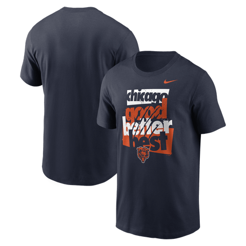 Men's Nike Navy Chicago Bears Local Phrase Club T-Shirt