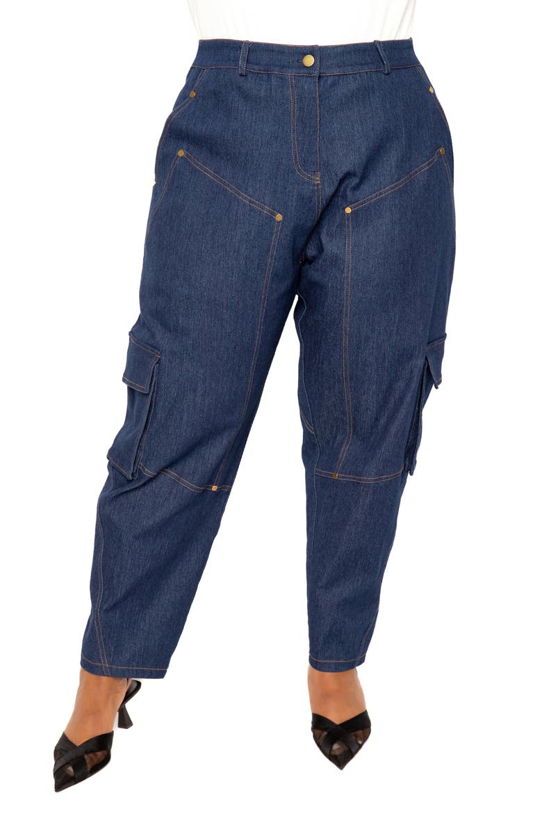 Straight Leg Carpenter Jeans, Main, color, DENIM BLUE