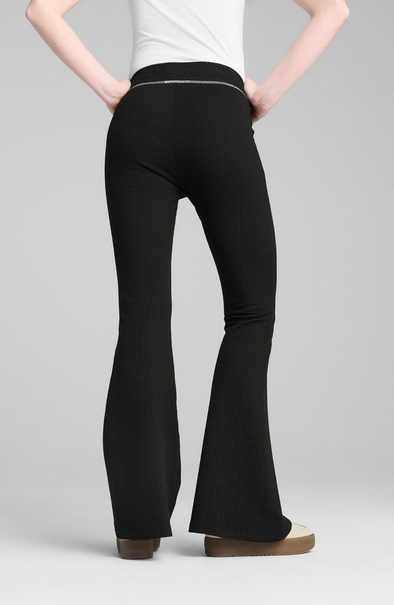 PUMA Dare To Textured Flare Leggings, Alternate, color,