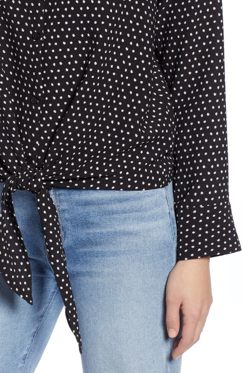 Halogen<sup>®</sup> Tie Front Top, Alternate, color, 