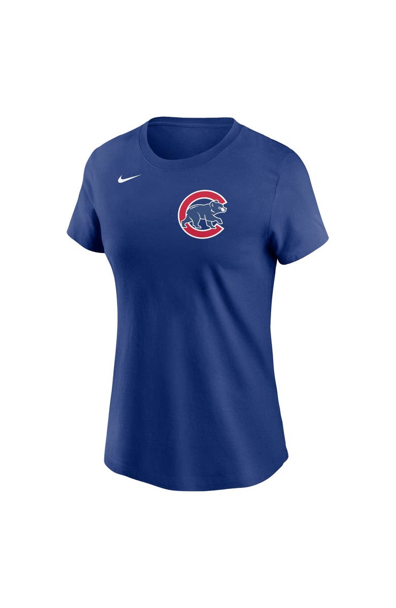Nike Women's Nike Royal Chicago Cubs Wordmark T-Shirt, Alternate, color,