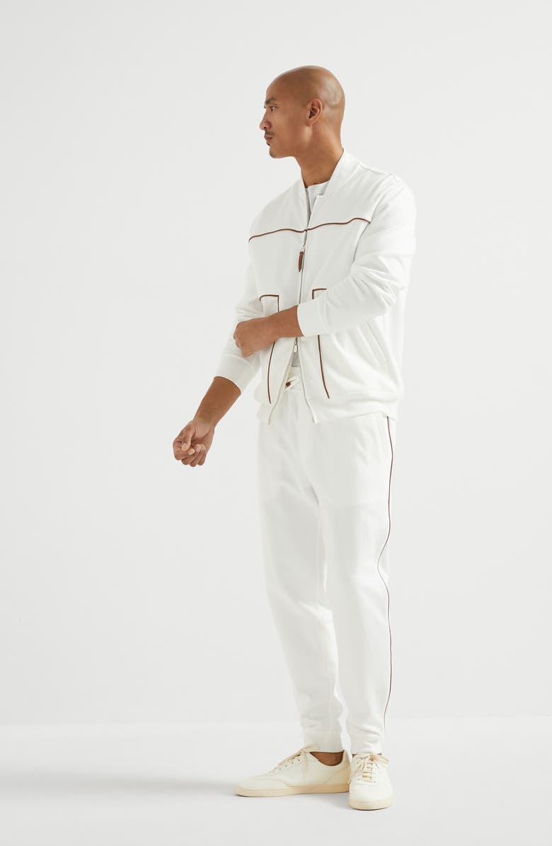 Brunello Cucinelli French terry trousers, Alternate, color, 