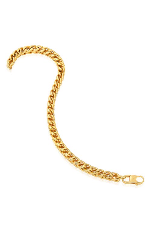 West Coast Jewelry Mens' 6mm Franco Chain Bracelet In Gold