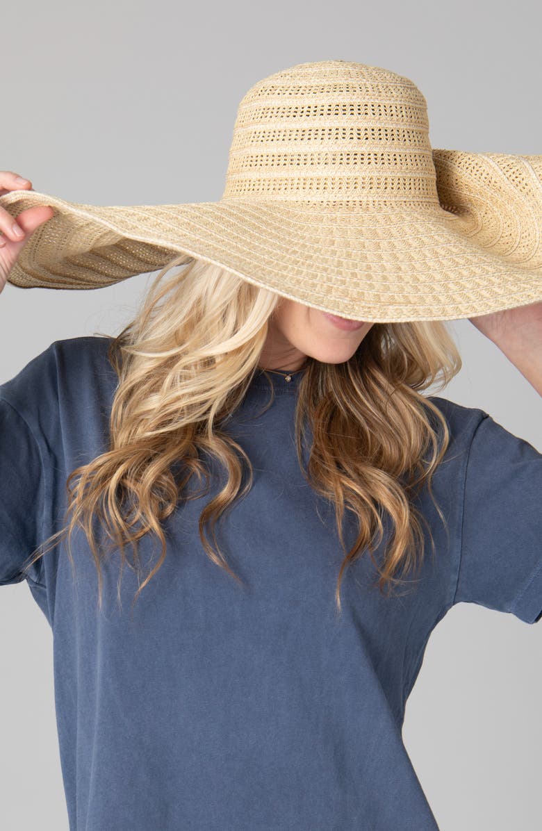 San Diego Hat Wide Brim UPF 50+ Floppy Sun Hat, Alternate, color, Natural