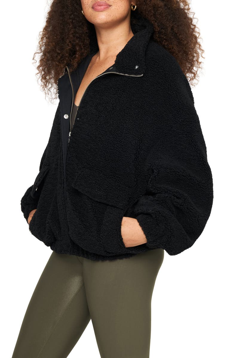 Spiritual Gangster Marcel Faux Shearling Jacket, Alternate, color,