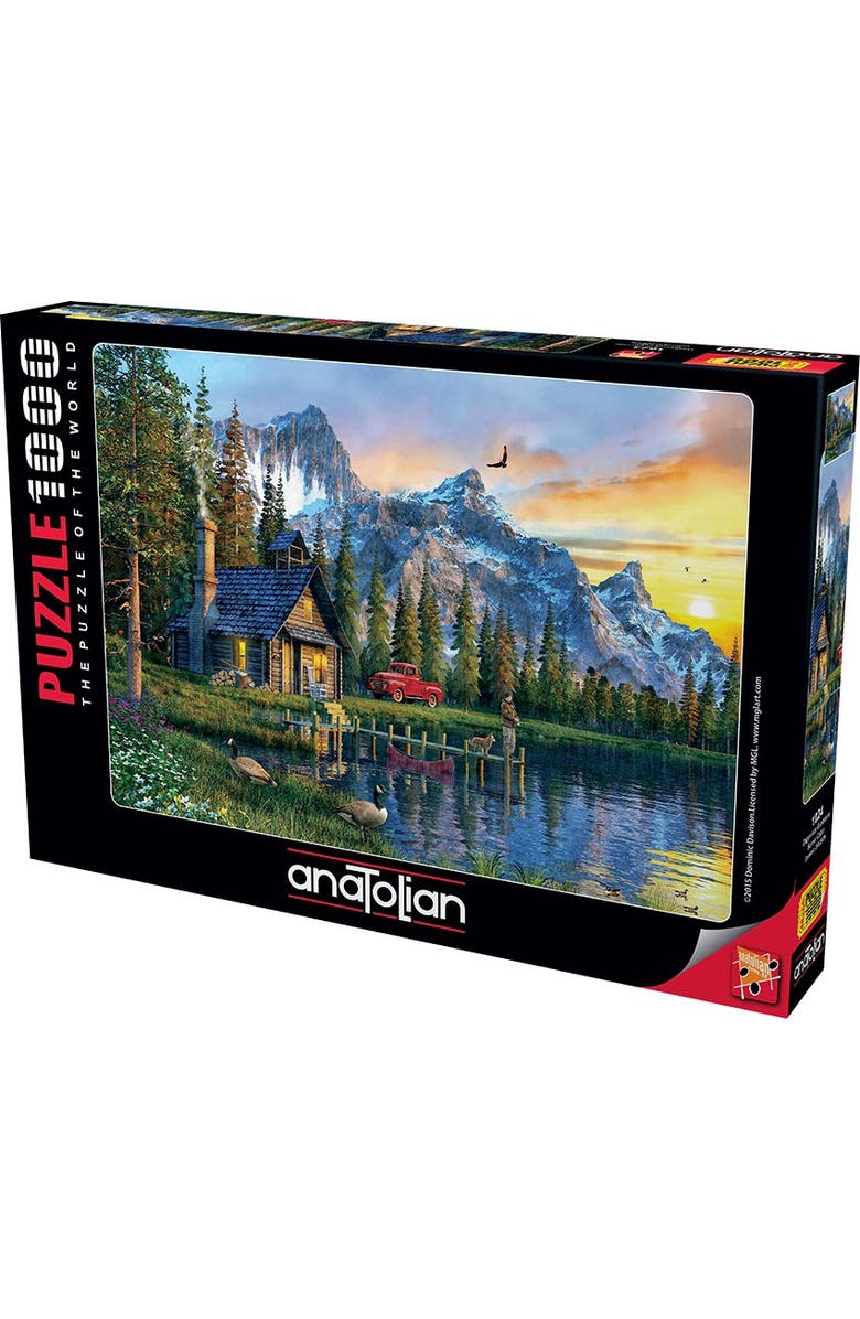 Anatolian Sunset Cabin 1000 piece Jigsaw Puzzle for Adults, Main, color, Multicolor