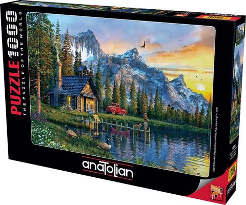 Sunset Cabin 1000 piece Jigsaw Puzzle for Adults