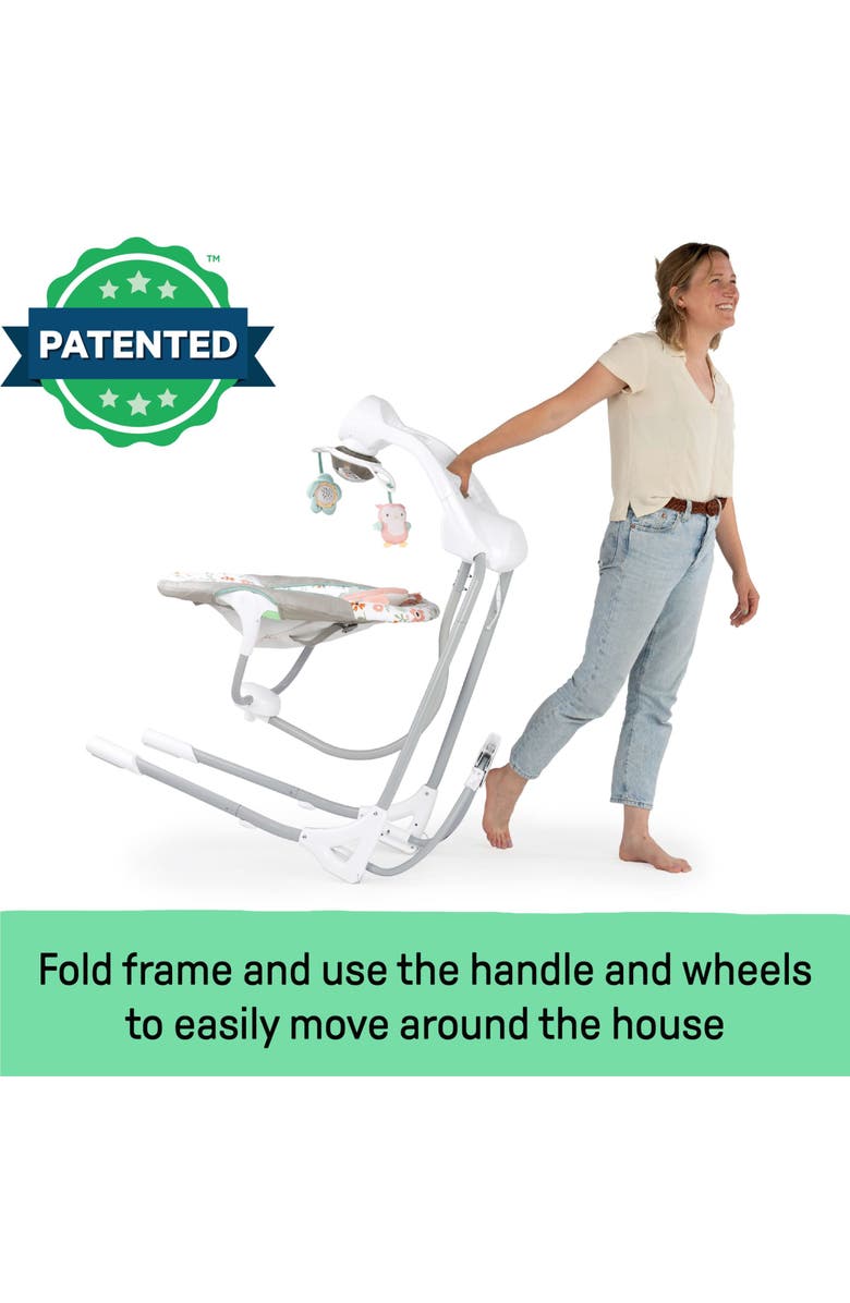 INGENUITY InLighten Soothing Swing, Alternate, color, Pink