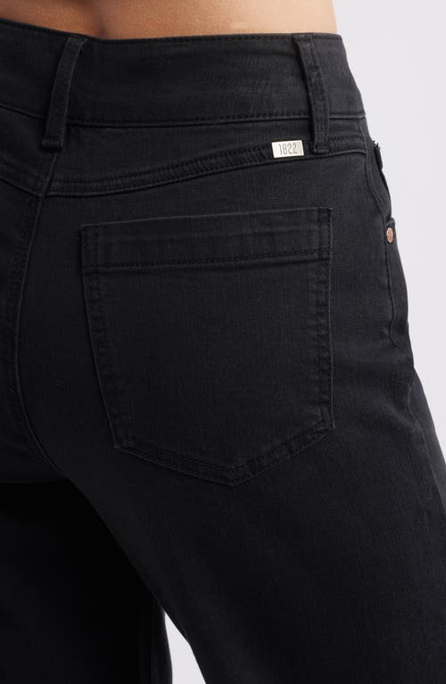 1822 Denim Better Butter Mid Rise Slim Straight Jean In Dark Denim In Sterling
