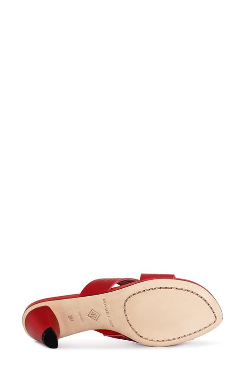 Donald Pliner Alannis Slide Sandal In Tomato