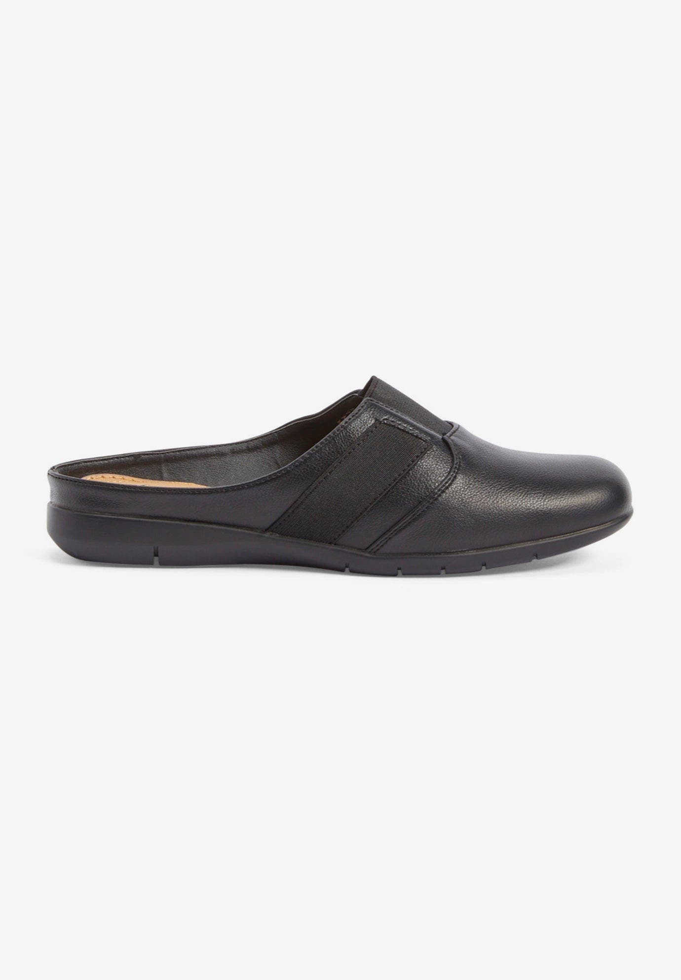 Comfortview The Sarah Slip On Mule, Alternate, color, Black