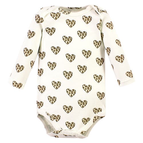 Hudson Baby Little Soft Cotton Long-sleeve One-piece 3pk