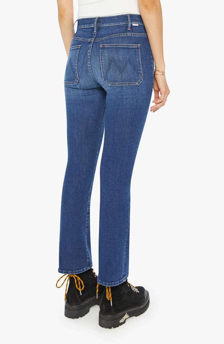 MOTHER The Insider Flood Patch Pocket Straight Leg Jeans, Alternate, color, 