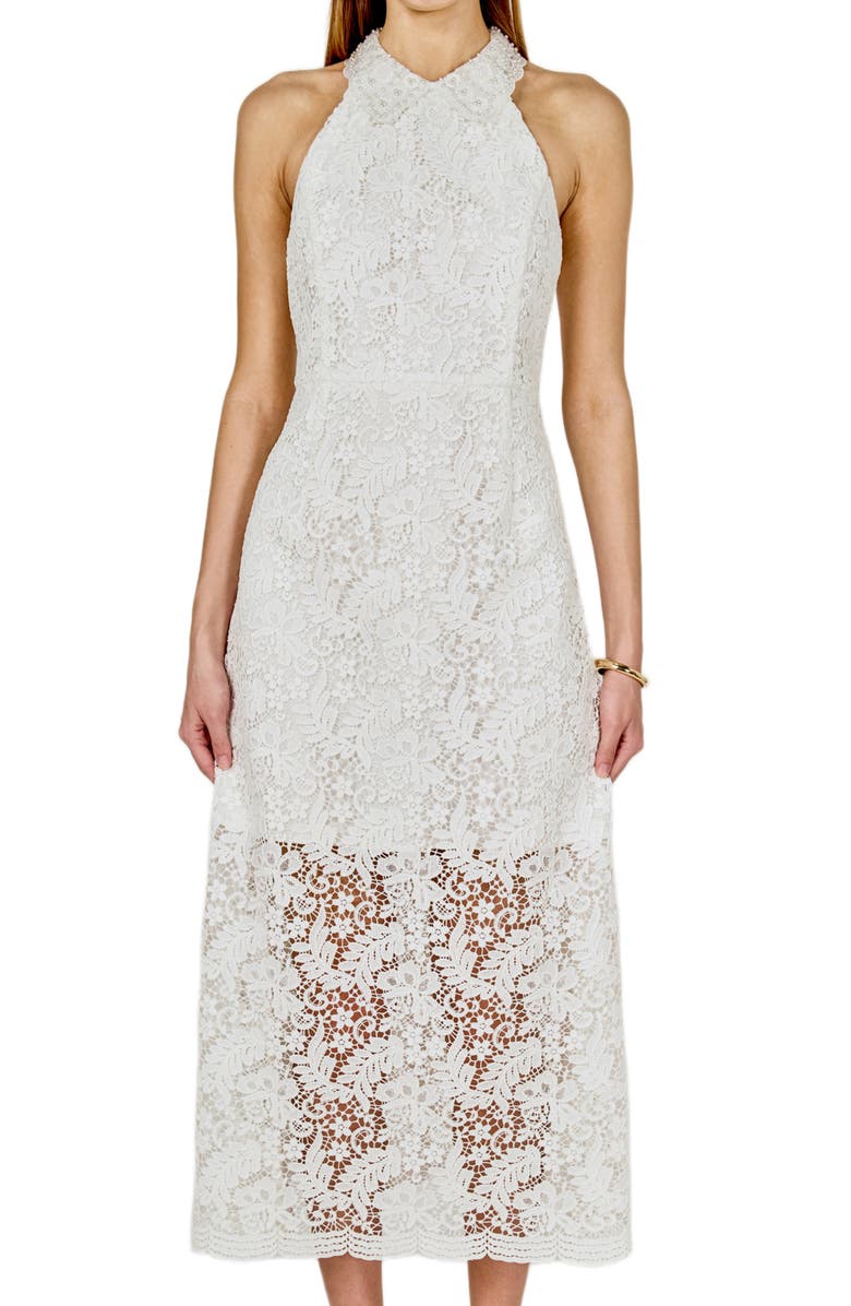 Endless Rose Floral Lace Dress, Alternate, color, White