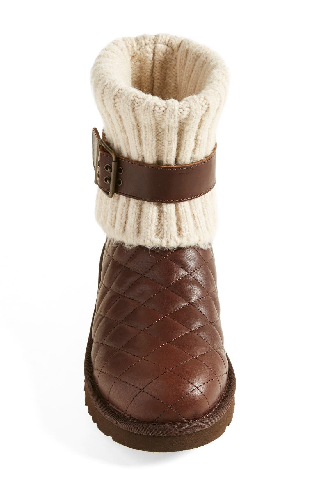 Australia 'Cambridge' Diamond Quilt Boot, Alternate, color, STOUT