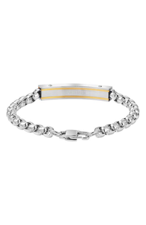 Van Heusen Id Tag Box Chain Bracelet