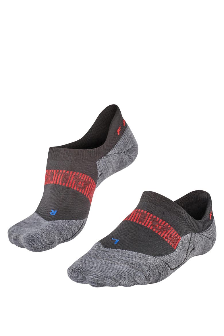 RU4 Endurance Cool Invisible Running Socks, Main, color, Black