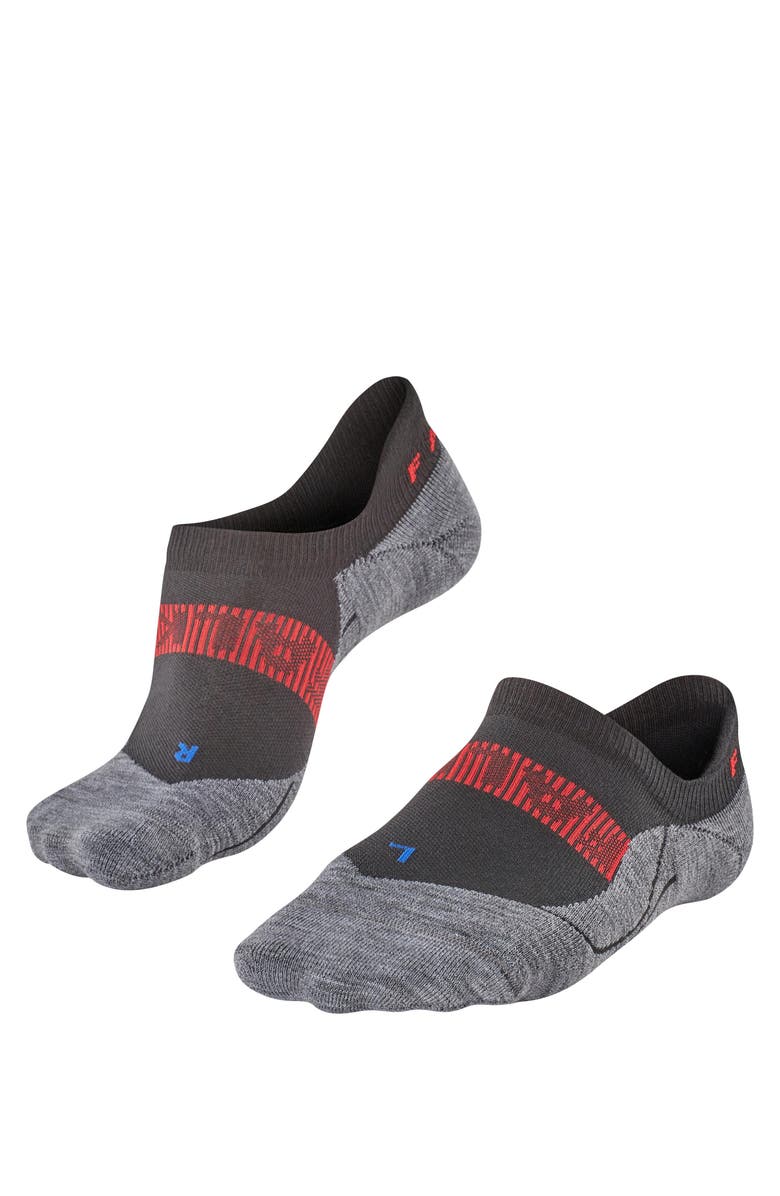 Falke RU4 Endurance Cool Invisible Running Socks, Main, color, Black