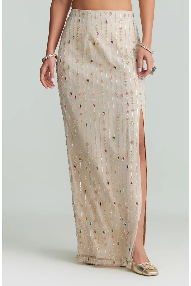 Isha Maxi Skirt, Main, color, IVORY