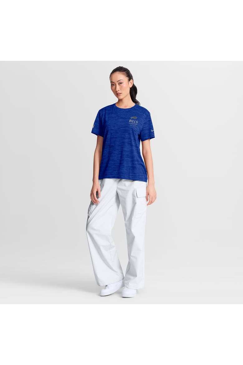 Women's Nike Royal Buffalo Bills Sideline Velocity Dri-FIT T-Shirt, Alternate, color, Royal
