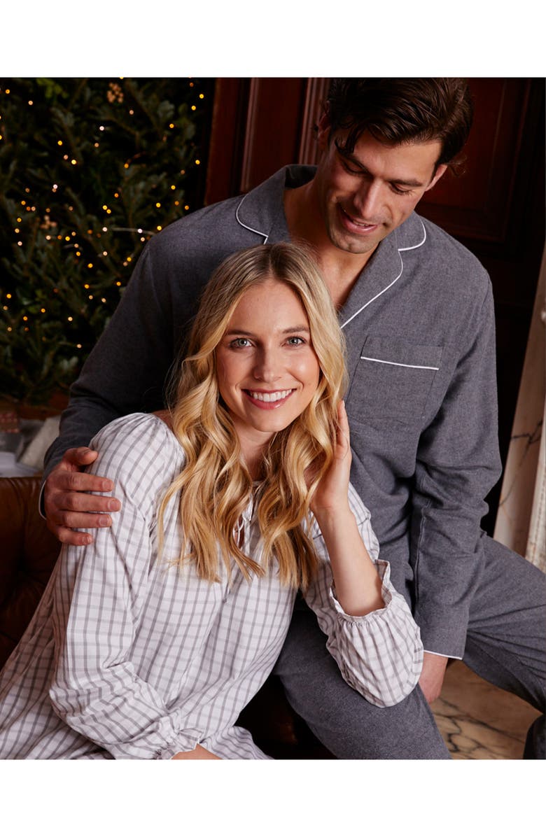 Petite Plume Men's Cotton Flannel Pajamas, Alternate, color, 