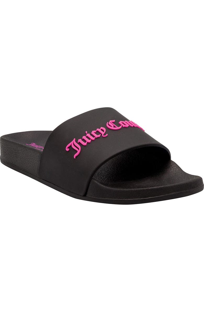 Juicy Couture Whimsey Logo Slide, Main, color,