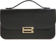 Victoria Beckham Midi Dorian Leather Top Handle Pouchette Bag