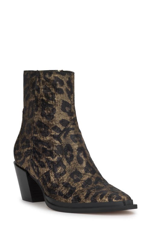 Jessica Simpson Helvona Pointed Toe Bootie In Multi