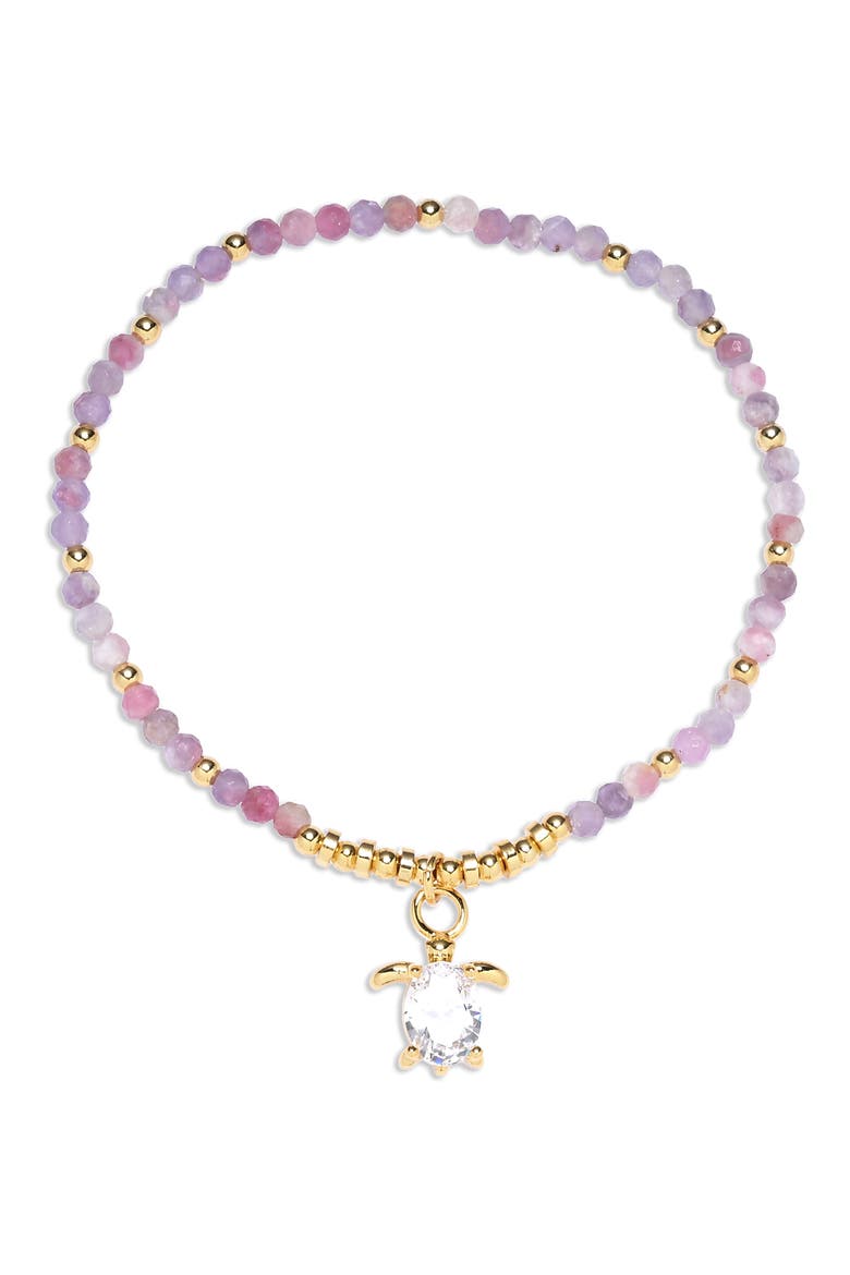 Beatrix Set of 3 Stretch Bracelets, Alternate, color, GOLD