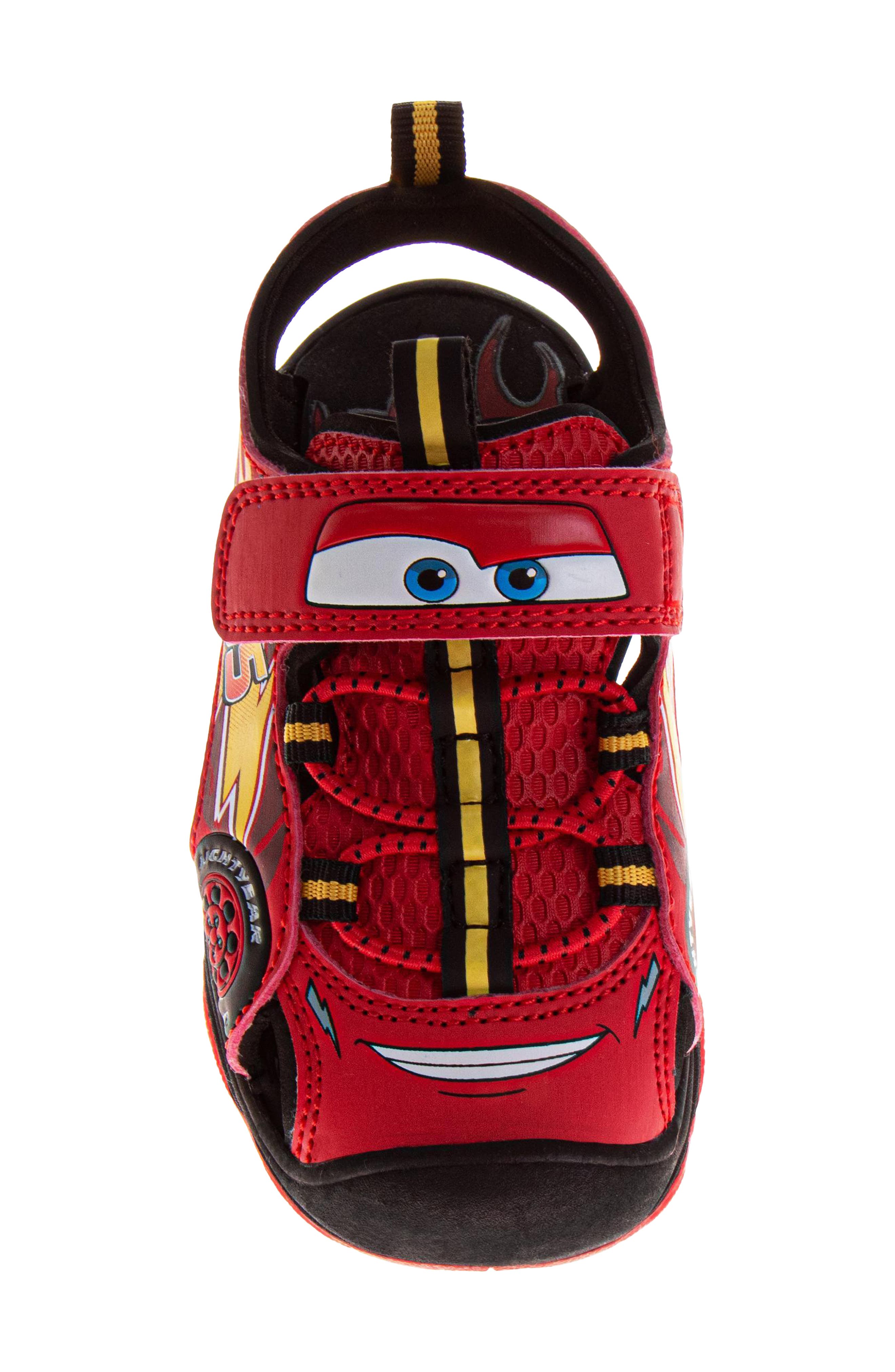 Kids' Disney® Pixar® Cars Lightning McQueen Sneaker, Alternate, color, RED