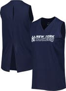 LEVELWEAR Women's Levelwear  Navy New York Yankees Paisley Chase V-Neck Tank Top
