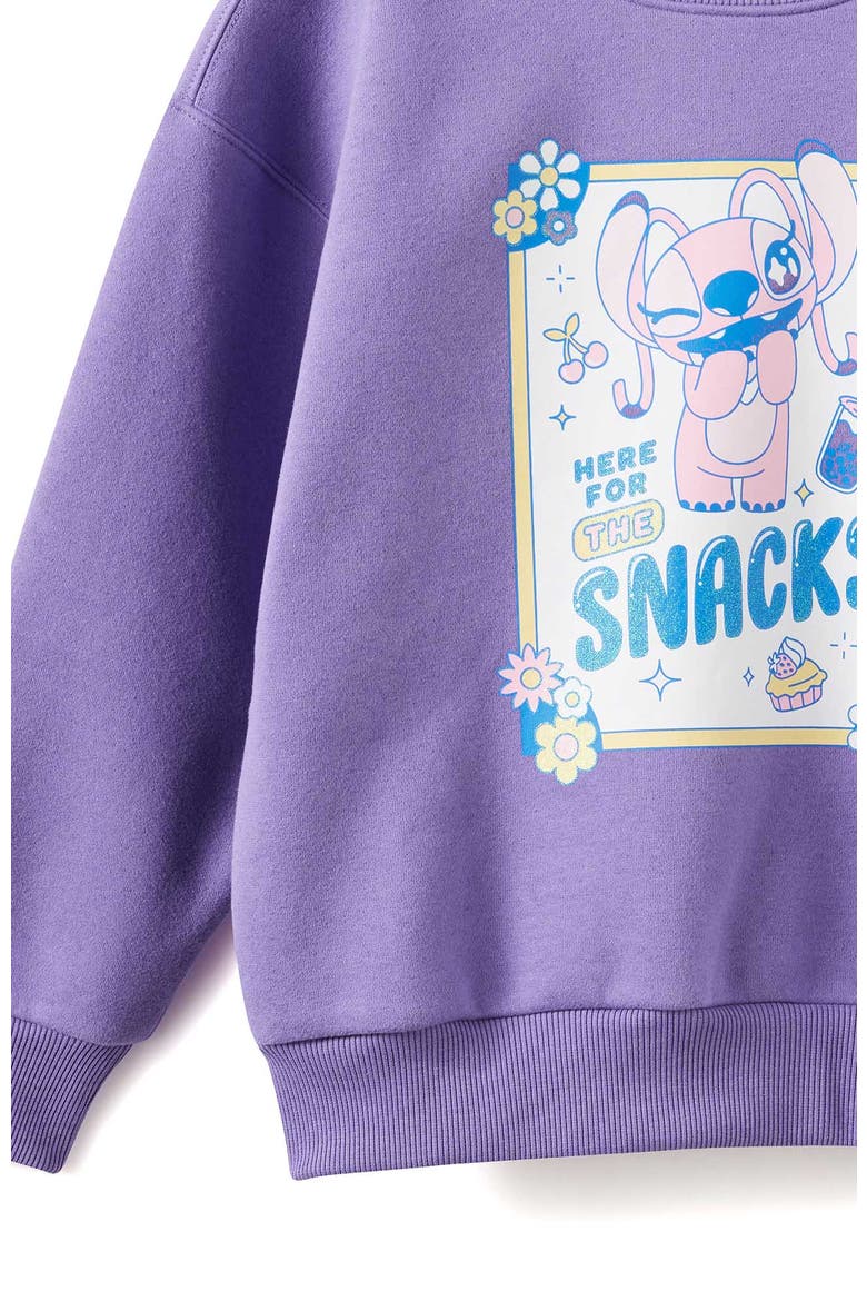 Kid's License Sammy Oversized Crew, Alternate, color, Lcn Dis Island Punch Lilo