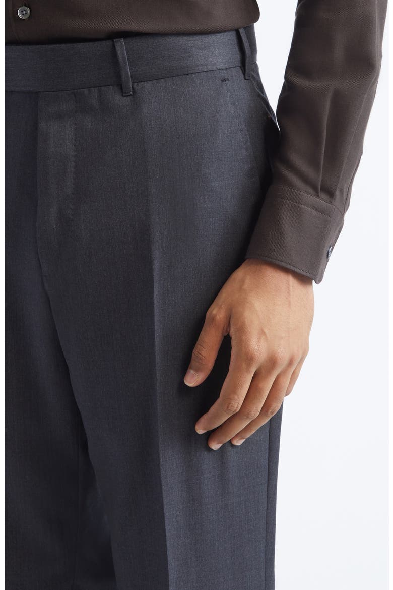 Centoventimila Wool Trousers, Alternate, color, DARK GREY
