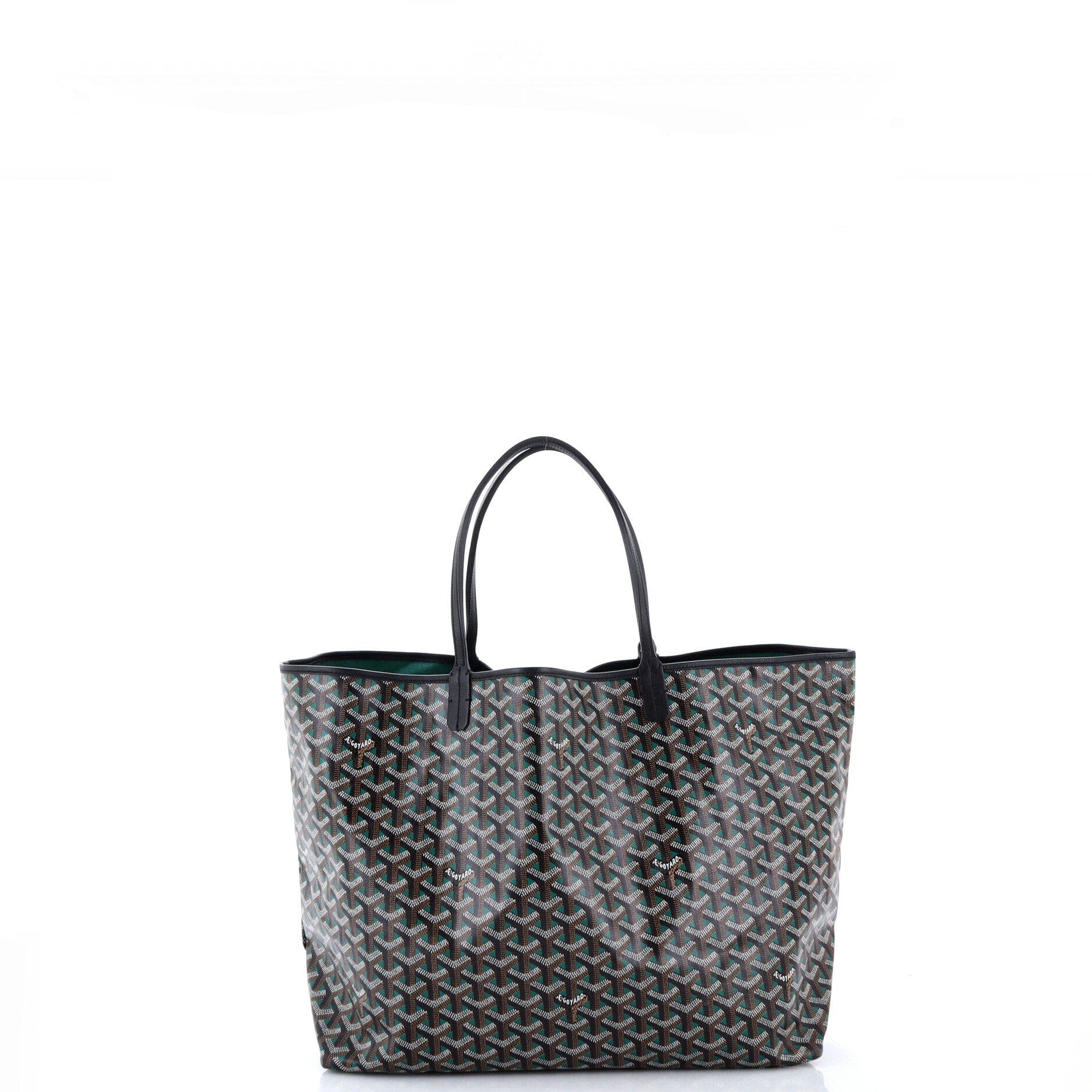 Saint Louis Tote Claire Voie Coated Canvas GM, Alternate, color, Green