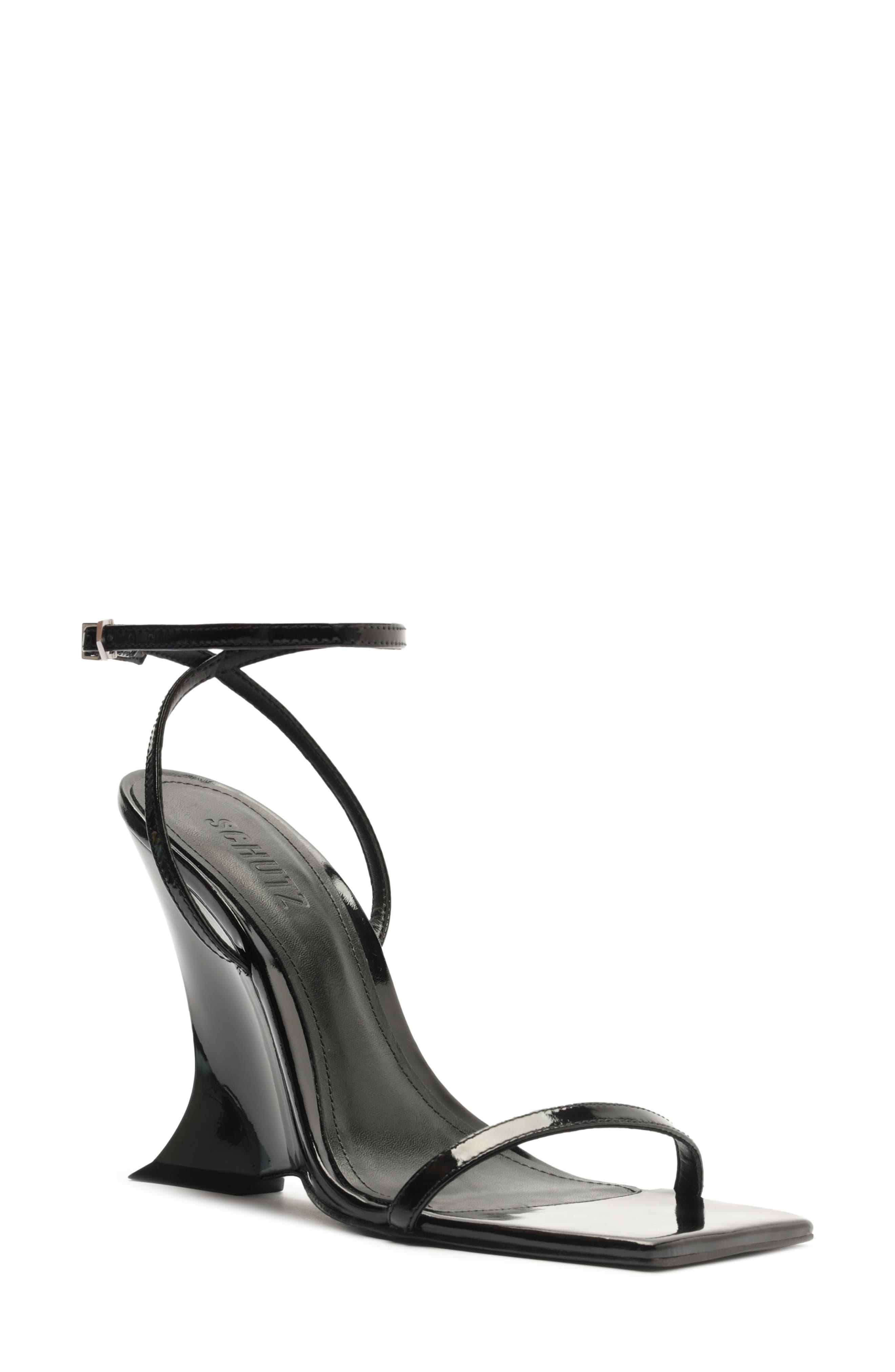 Schutz Siena Ankle Strap Wedge Sandal, Main, color, 