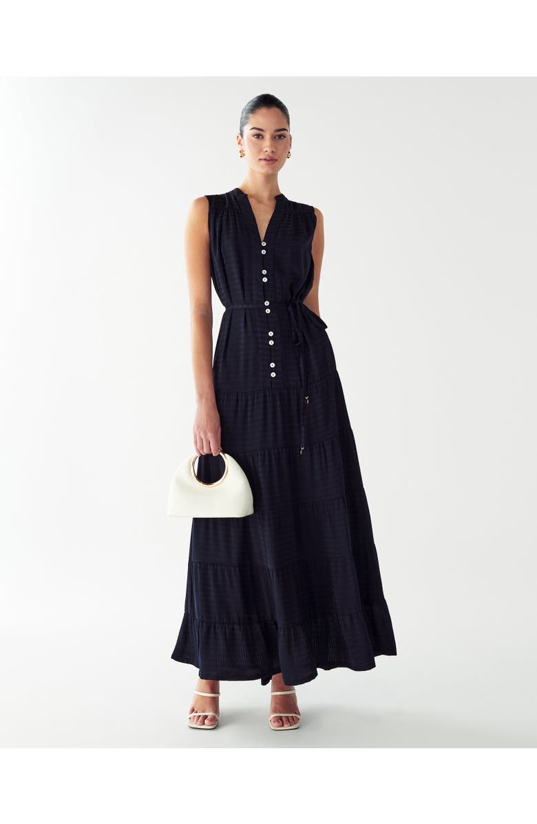 WILLA Nomie Maxi Dress, Alternate, color, Navy Blue