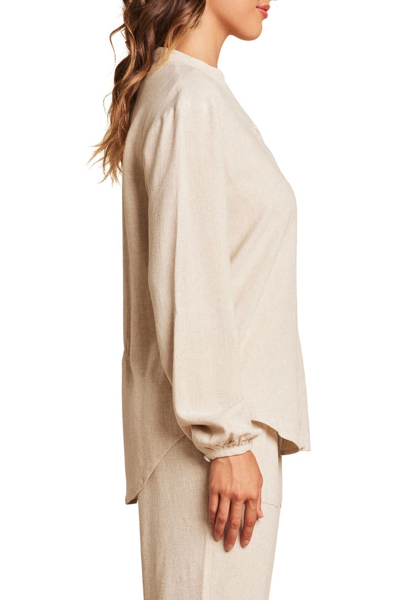 Malibu Collection® Sleep Top, Alternate, color, HEATHER BISQUE