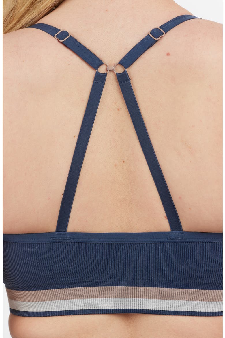 Acid Wash Seamless Sports Bra, Alternate, color, MIDNIGHT NAVY