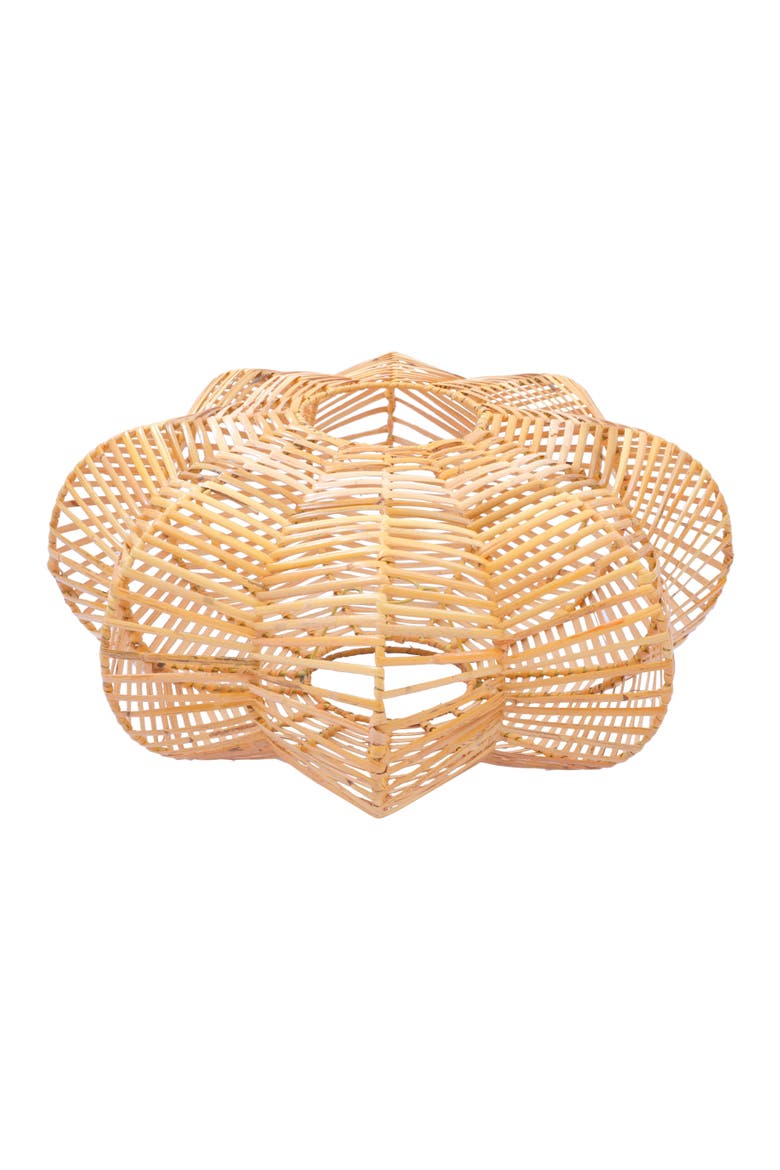 Carambola Rattan Pendant Light, Alternate, color, Natural