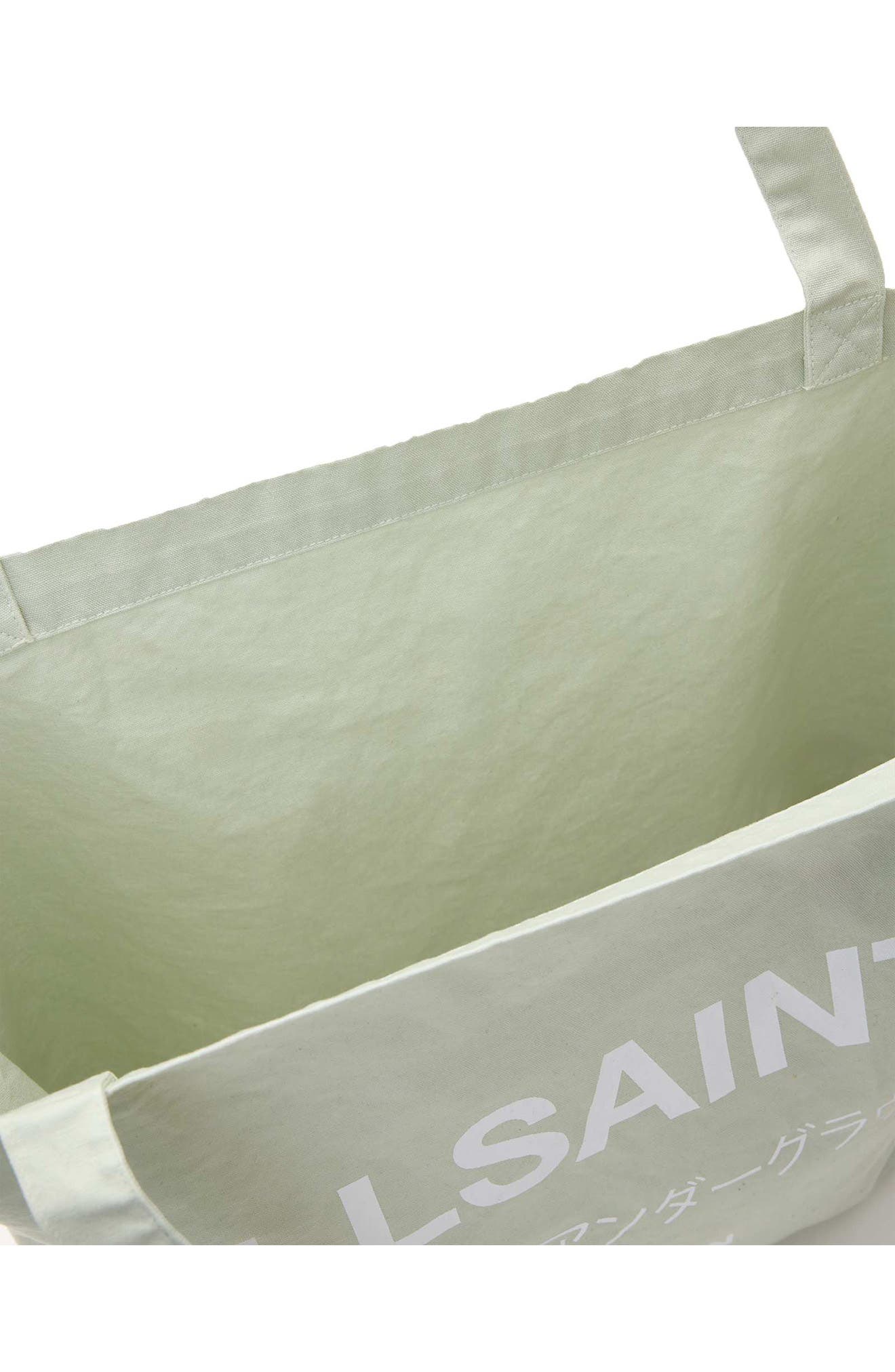 AllSaints Underground Tote, Alternate, color, Powdered Green