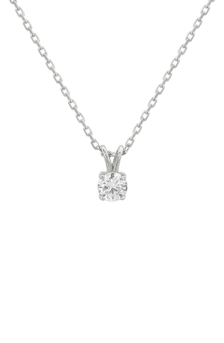 SUZY LEVIAN DIAMONDS 14K Gold Diamond Pendant Necklace - 0.15ct., Main, color, White