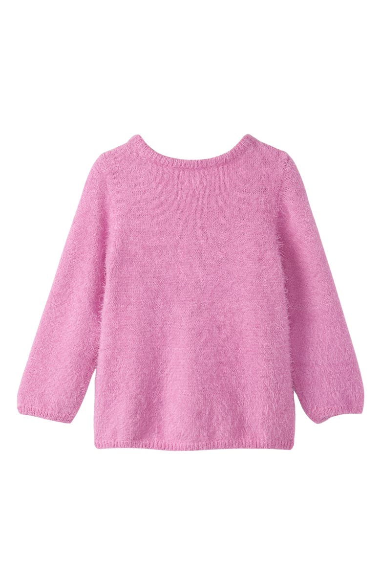 Hatley Kids' Intarsia Furry Horse Sweater, Alternate, color, Fuchsia Pink