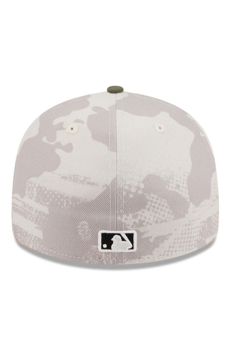 New Era Men's New Era Light Beige/Olive Pittsburgh Pirates 2025 Armed Forces Day Low Profile 59FIFTY Fitted Hat, Alternate, color, Light Beige