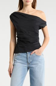 STAUD Phare One-Shoulder Top