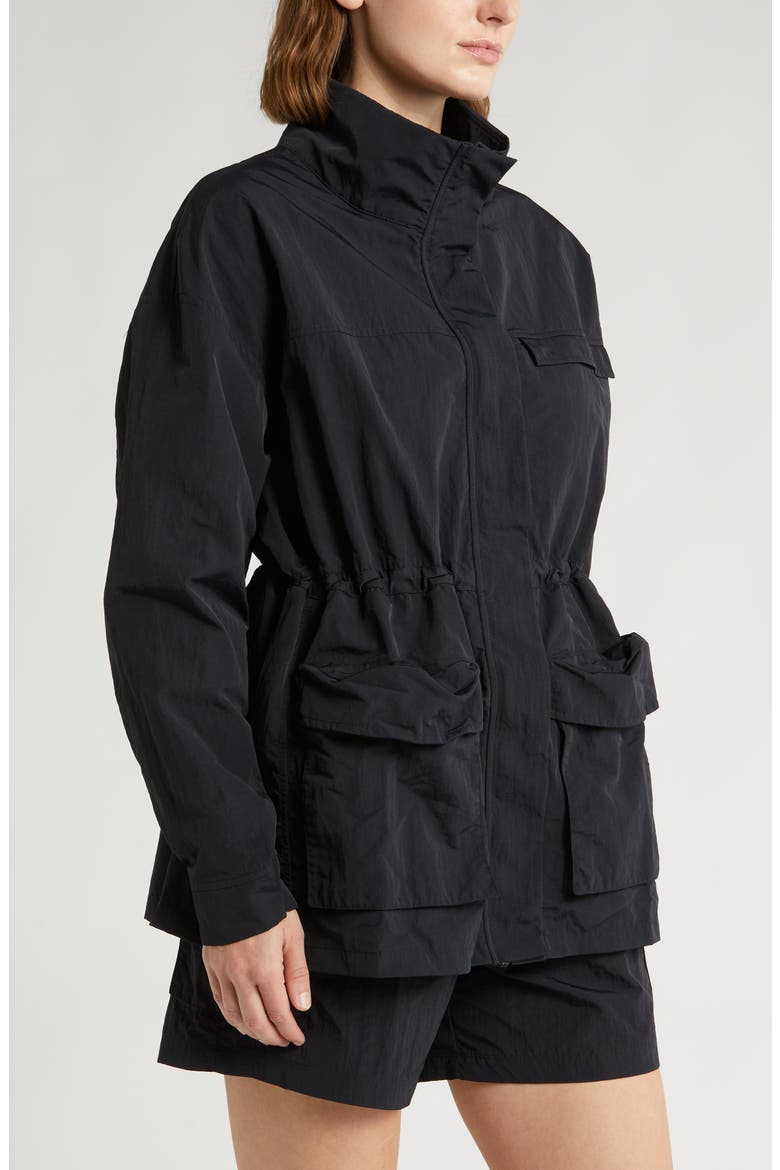 Free Form Cargo Jacket, Alternate, color, BLACK